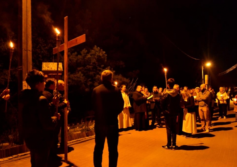 Droga Krzyżowa ze św. Ritą ulicami Głębinowa