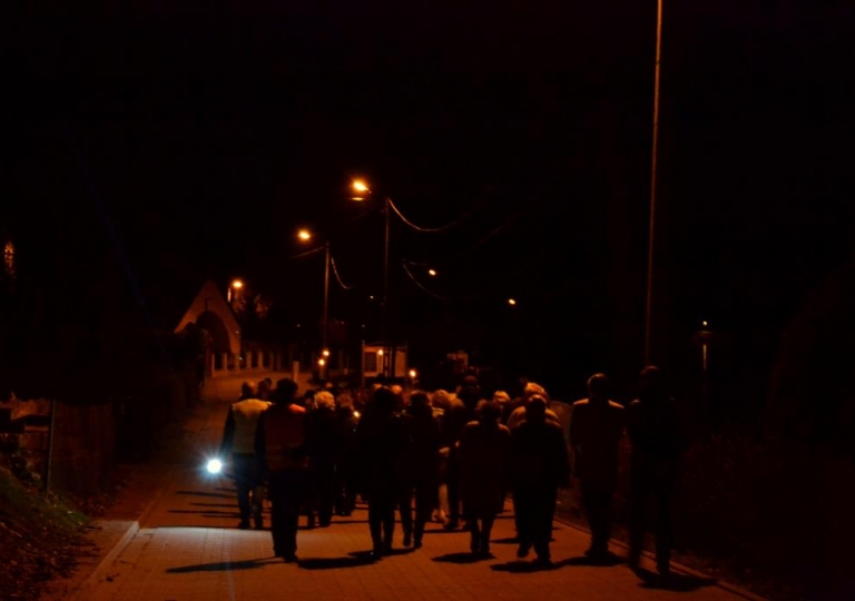 Droga Krzyżowa ze św. Ritą ulicami Głębinowa