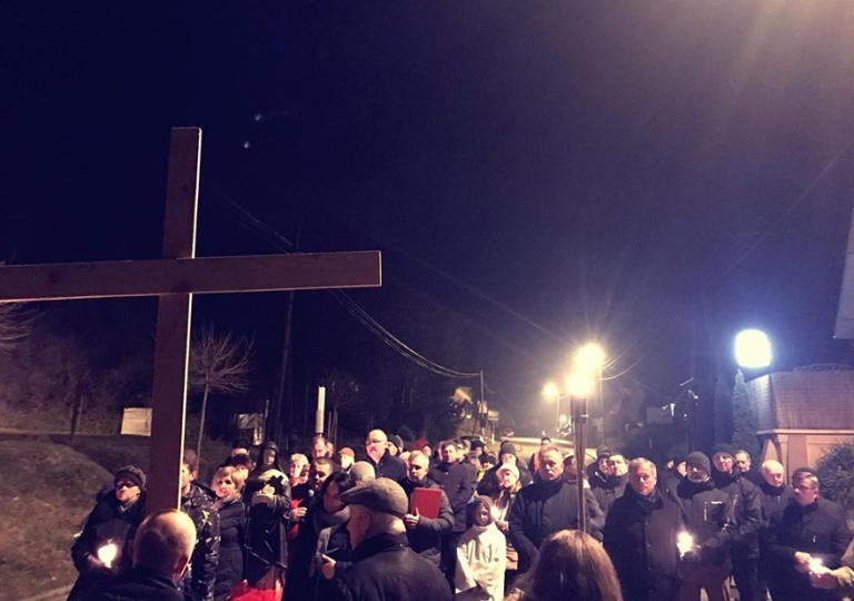 Droga Krzyżowa ze św. Ritą ulicami w roku 2018 Głębinowa