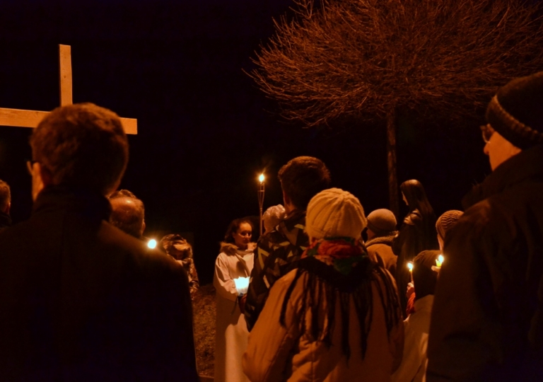 Droga Krzyżowa ze św. Ritą ulicami w roku 2018 Głębinowa