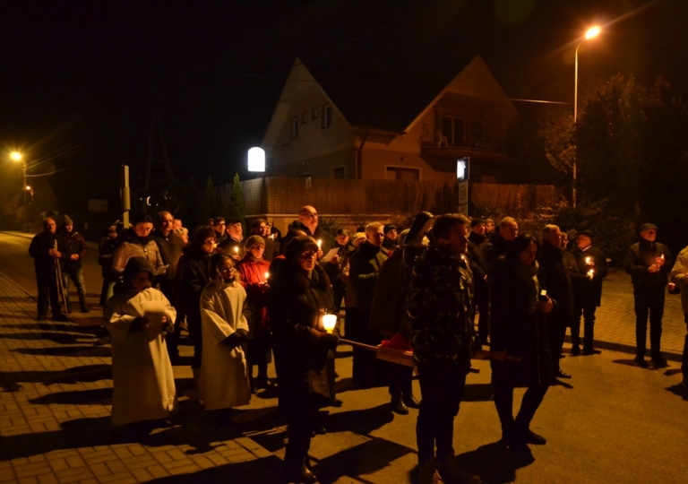 Droga Krzyżowa ze św. Ritą ulicami w roku 2018 Głębinowa